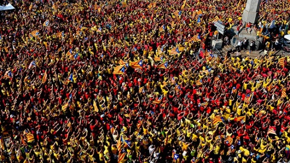 manifestaciones en Cataluña 1