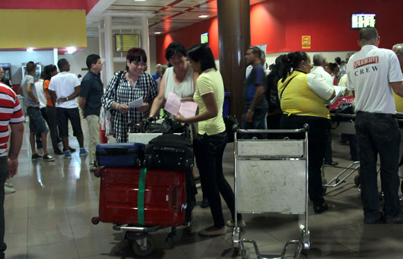 Reapertura de Salón de espera de pasajeros de la Terminal Aérea 3 del Aeropuerto José Martí. Foto: Ismael Francisco/Cubadebate.