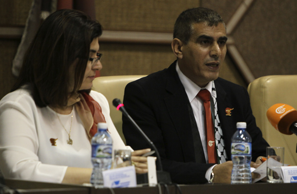 Nasser Lahham, director de Al Mayadeen en Palestina. Foto: Ladyrene Pérez/ Cubadebate.