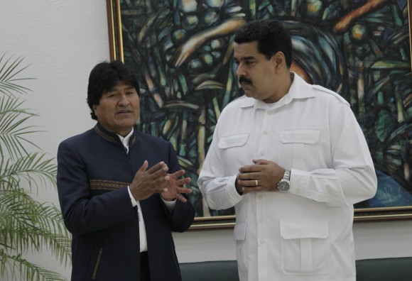Evo Morales y Nicolás Maduro. Foto: Ismael Francisco/ Cubadebate.