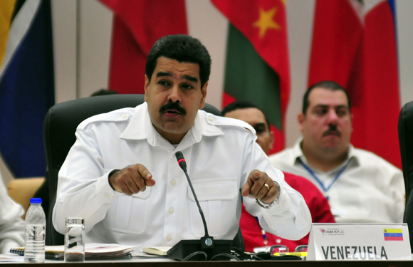 Intervención de Nicolás Maduro, presidente de Venezuela, en la Cumbre del ALBA-TCP sobre el Ebola en La Habana. Foto: Ladyrene Pérez/ Cubadebate.