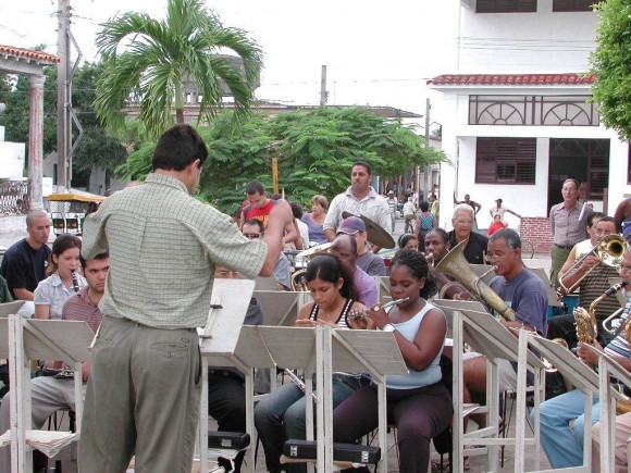 Banda municipal Consolación del Sur. Foto:  Eddy E. del Valle / Cubadebate