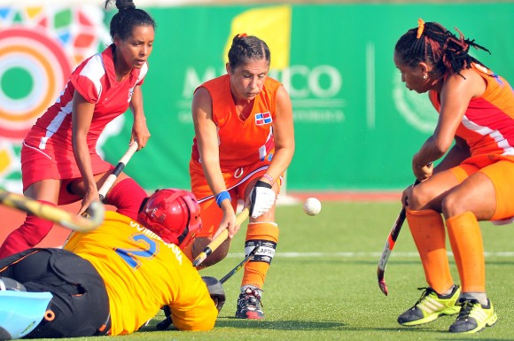 Cuba gana Oro en el hockey sobre césped femenino. Vence a RDominicana. Foto: Ricardo López Hevia / Granma / Cubadebate