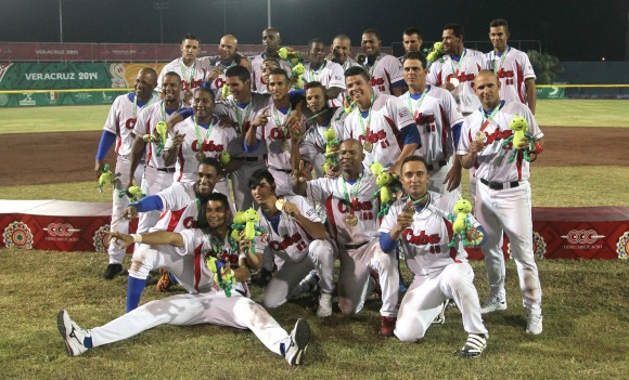 Cuba Campeón de los JCC Veracruz2014 en Béisbol. Foto: Ismael Francisco / Cubadebate