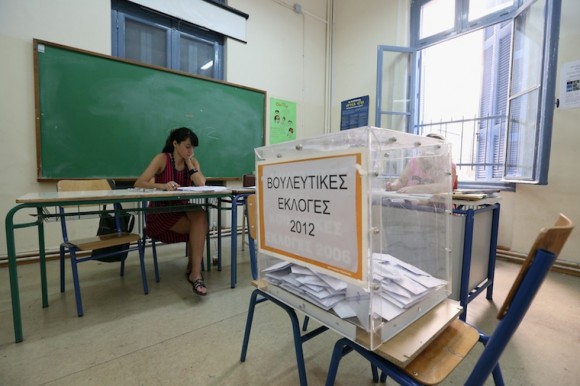 Elecciones en Grecia. Foto: Getty Images.