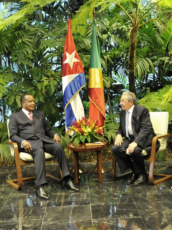 Raúl y Presidente del Congo