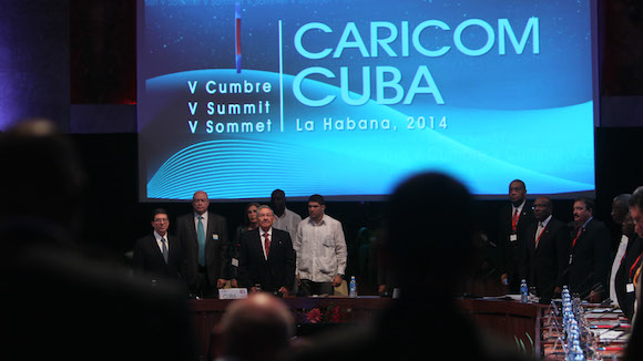 Inauguración de la Cumbre Cuba Caricom. Foto: Ismael Francisco/Cubadebate.
