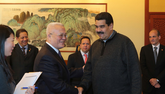 Maduro sostuvo encuentro con el presidente de la Corporación Nacional de Petróleo (CNPC). 