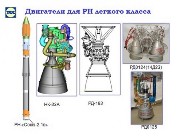 El RD-193 sustituirá al NK-33 en el cohete Soyuz-2-1V (Novosti Kosmonavtiki).