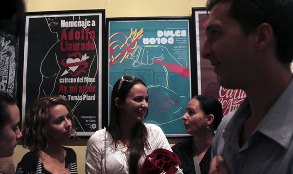 Inauguración de la muestra de carteles y tatuajes "El Dulce Dolor”, en la galería La Marca. Foto: Ladyrene Pérez/ Cubadebate.