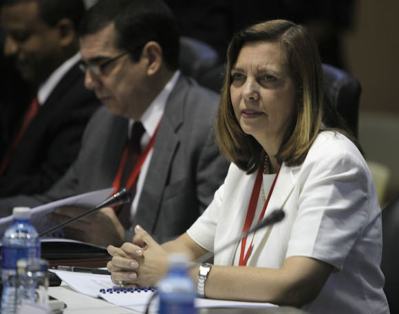 Josefina Vidal, jefa de la delegación cubana a la Reunión. Foto: Ismael Francisco/ Cubadebate