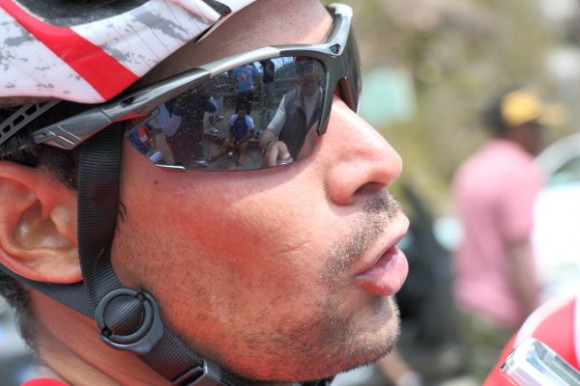 José Mojica, el ganador del ascenso a la Gran Piedra. Clásico Ciclístico Gtnmo-Hab. Foto: Otmaro Rodríguez / Cubadebate