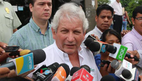 Rubén Costas, aspirante a gobernador por el departamento boliviano de Santa Cruz. Foto: Archivo.