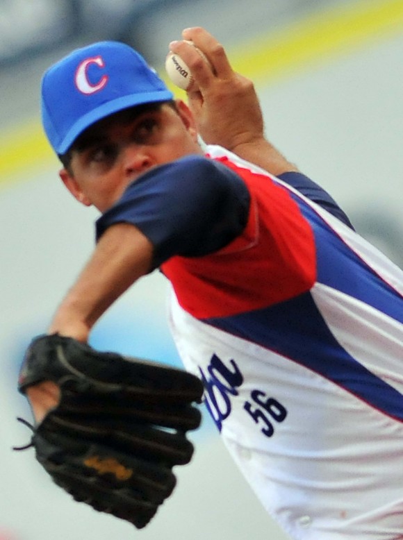 Cuba Campeón de la Serie del Caribe 2015. Yosvani Torres fue el pitcher ganador del juego decisivo. Foto: Ricardo López Hevia / enviado Especial de Granma / Cubadebate