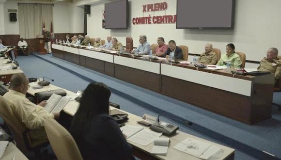 X Pleno del Comité Central del Partido Comunista Cuba. Foto: Granma