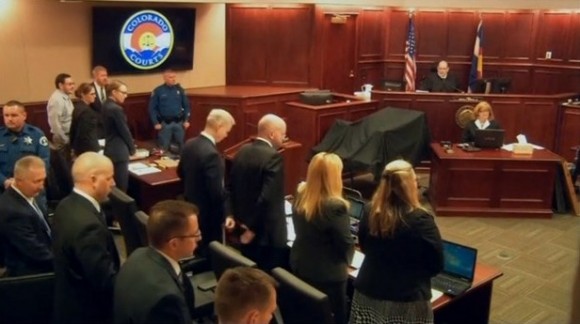 James Holmes, durante su juicio en Colorado. Foto: Reuters