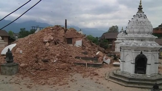 Terremoto en Nepal. Foto: The New York Times.