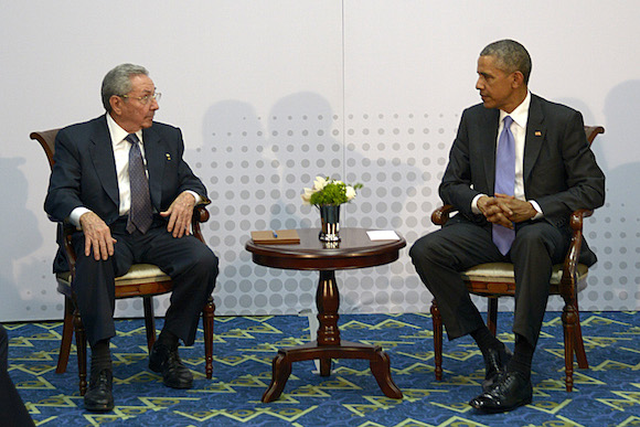 Raúl Castro y Barack Obama. Foto: Estudios Revolución