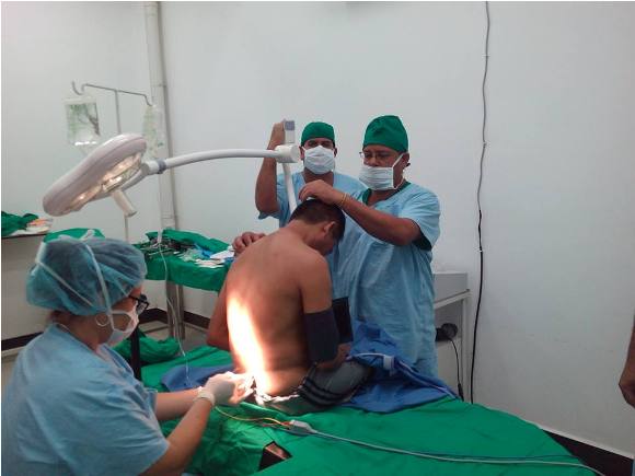 Foto: Facebook de la brigada médica cubana en Nepal.