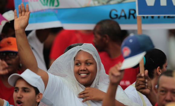El pueblo cubano en el desfile por el Primero de Mayo. Foto: Ladyrene Pérez/Cubadebate