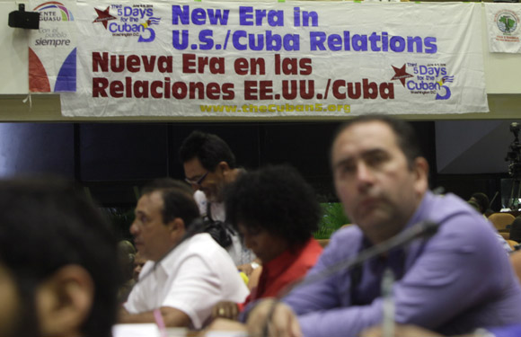 Encuentro Mundial de Solidaridad con Cuba. Foto Ismael Francisco