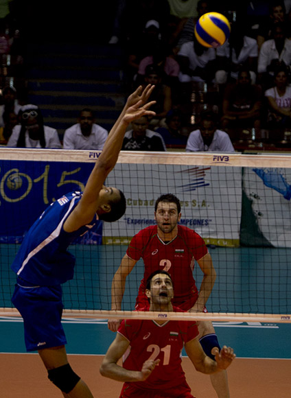 Liga Mundial de Voleibol Cuba-Bulgaria 2015. Foto: Ismael Francisco / Cubadebate