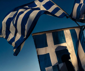 Manifestación en grecia