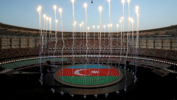 Ceremonia inaugural de los Primeros Juegos Europeos. 
