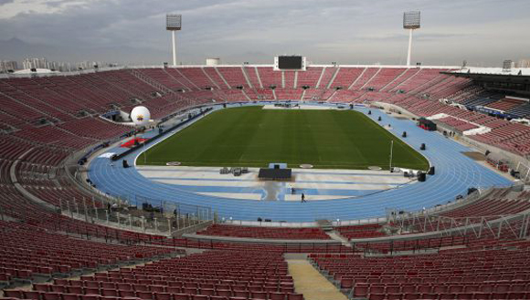 Vista general del Estadio Nacional de Chile. Foto: C. García / Reuters.