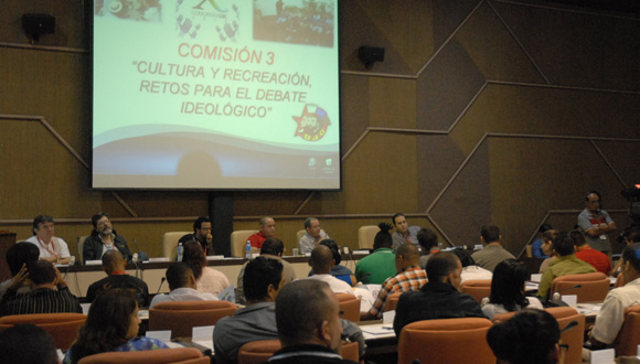 Comisión de Cultura y Recreación del X Congreso UJC. Foto: Yoandry Avila/ Cubaperiodistas 