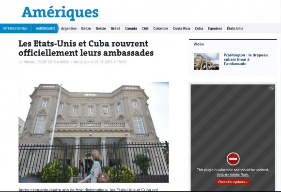 Le Monde, Francia, 20 de julio de 2015