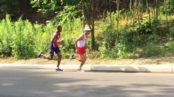 Richer Pérez durante la maratón panamericana en Toronto 2015, 25 de julio de 2015. Foto: Colaborador de Jit