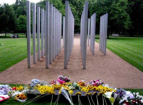 Memorial para las víctimas de los atentados del 7 de julio de 2005 en el céntrico Hyde Park londinense. 