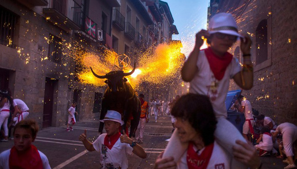 Pamplona, España, a 6 de julio. Foto Andres Kudacki/  AP