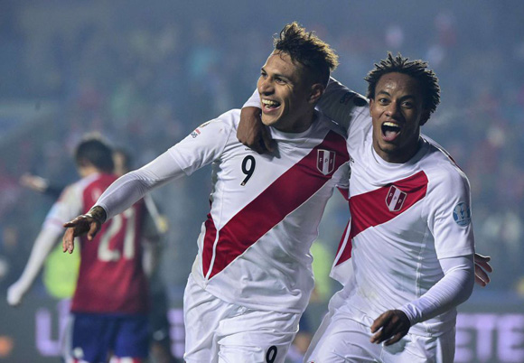 Perú goleadores