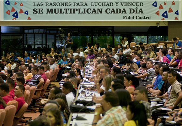 Inaugurado X Congreso de la UJC. Foto: Ladyrene Pérez/ Cubadebate.