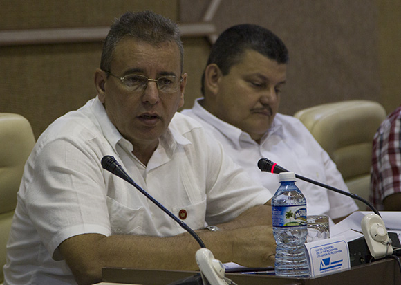 Comisión Agroalimentaria, Gustavo Rodríguez Rollero, ministro de la Agricultura. Foto: Ismael Francisco/ Cubadebate
