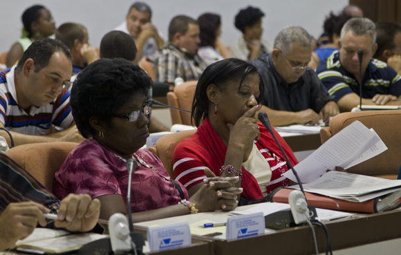 Diputados de la Comisión Agroalimentaria. Foto: Ladyrene Pérez/ Cubadebate.