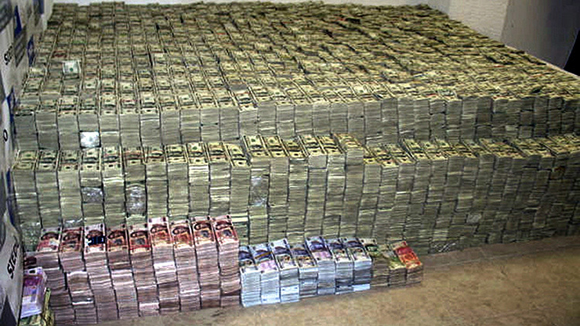 MEXICO-DRUGS-SEIZURE-MONEY