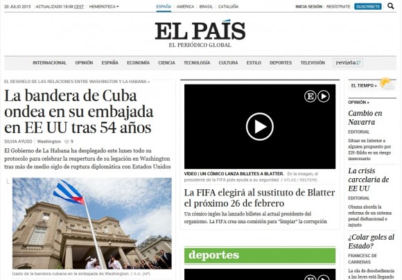 El País, España, 20 de julio de 2015
