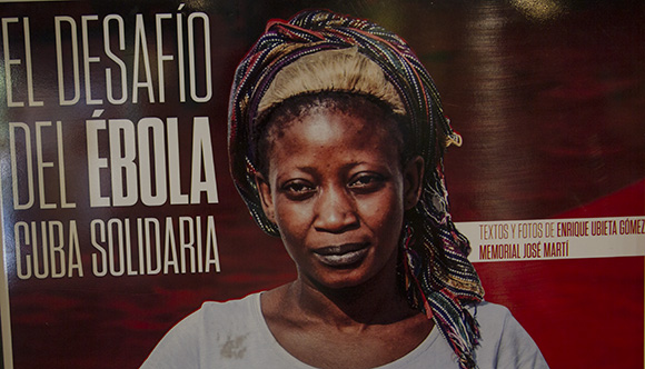 Inauguración de la expo fotográfica "El desafío del Ébola". Foto: Ismael Francisco/ Cubadebate.