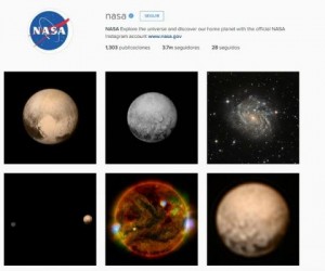 Captura tomada del perfil de la NASA en Instagram