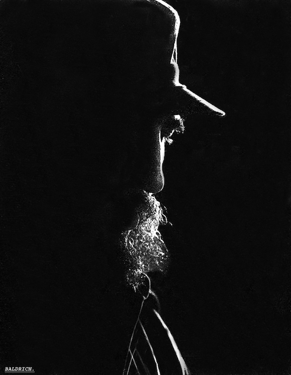 Fidel Castro en un rayo de luz. Foto: Baldrich/ Juventud Rebelde.