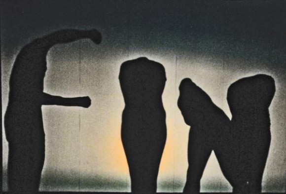 Pieza de Teatro Mudo; ¡Que levante la mano quien quiera divertirse!, durante la presentación del Teatro de Sombras Kageboushi, de Japón, realizada en la Sala Covarrubias, del Teatro Nacional de Cuba, en La Habana, el 5 de agosto del 2015. AIN FOTO/Oriol de la Cruz ATENCIO/rrcc