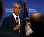 Barack Obama durante su encuentro con empresarios en Washington el 16 de septiembre de 2015. Foto: Reuters