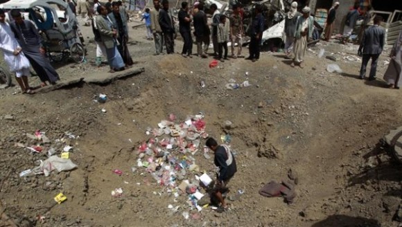 La coalición saudí mató a más 70 de personas en una boda en Yemen. Foto: AFP.