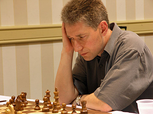 El inglés Michael Adams derrotó a Leinier Domínguez en partidas rápidas. Foto: Chess Data Base
