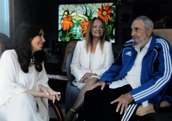 Fidel y Cristina septiembre 20 2015