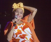 Omara Portuondo en el Tour del Adios de Buena Vista Social Club, en el Teatrol Circo Price, en Madrid, España, el 21 de julio de 2015. Foto: AP