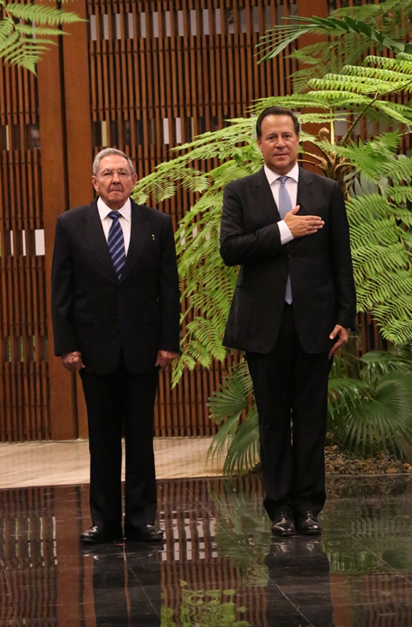Presidentes de Cuba y Panamá, La Habana, 10 de septiembre 2015. Foto: Sitio de la Presidencia de Panamá.